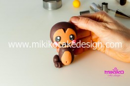 Tutorial passo passo animaletto pasta di zucchero Scimmietta Kawaii-27 - 1200